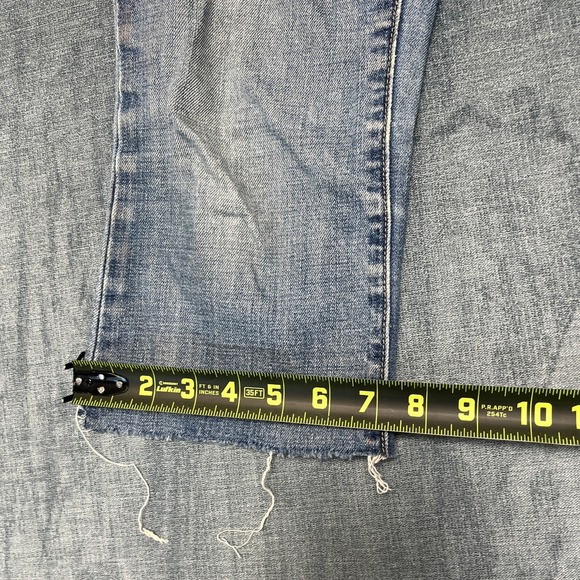 Gap 1969 Sexy Bootcut Jeans Womens 24/00 Blue Denim Cotton Low Rise Cropped - Picture 5 of 16